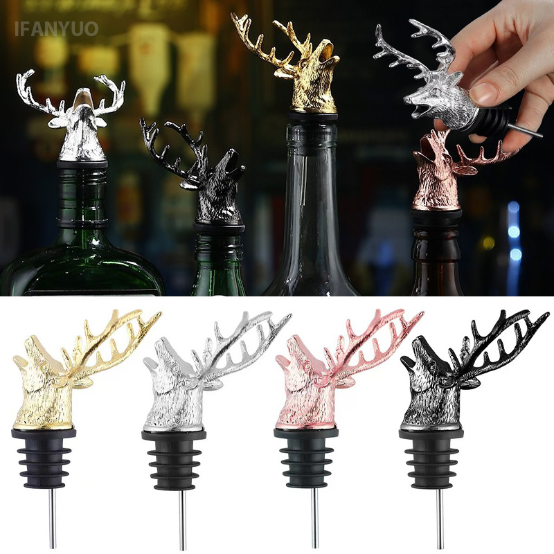Head Racket Boom - Penutup Botol Tuang Anggur Berbentuk Kepala
