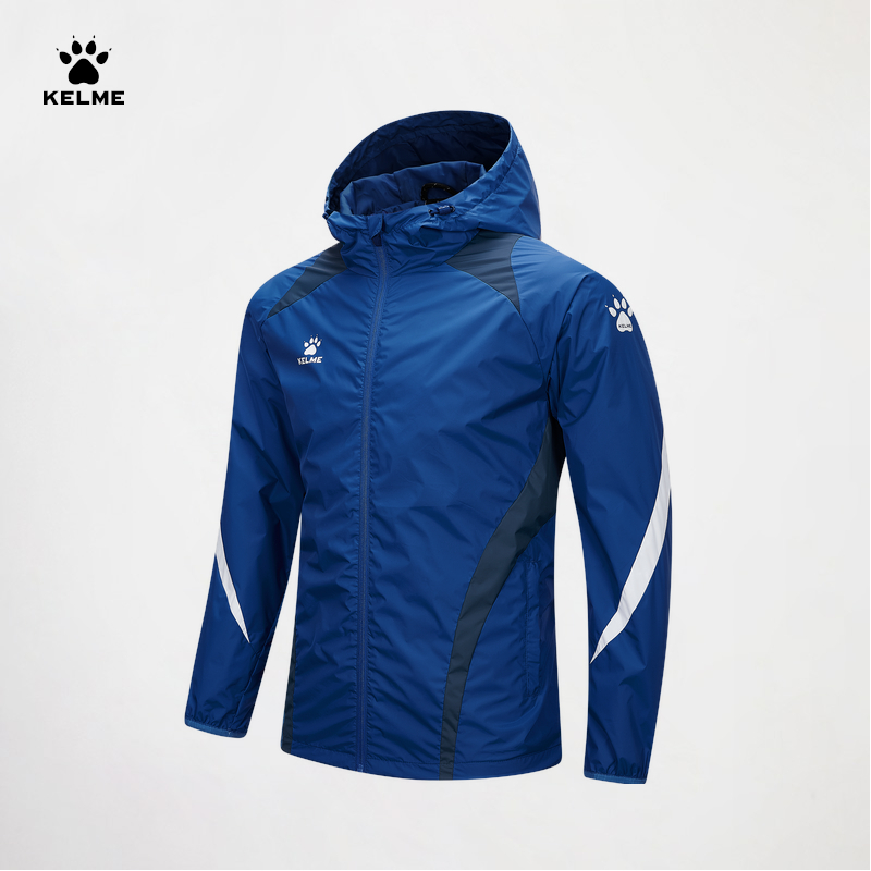 Outdoor Sport Waterproof Jacket - KELME jaket bertudung tahan air pria,