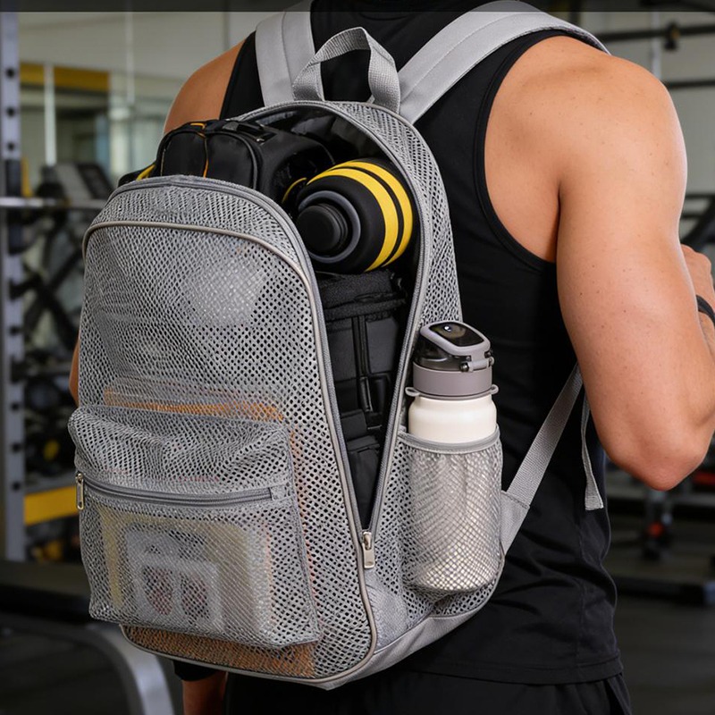 Outdoor Sport Backpack - Ransel Jaring Bernapas Tas Olahraga Ringan