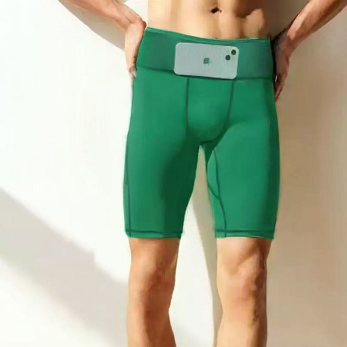 Outdoor Sport Leggings - Celana Pendek Lari Maraton Pria dengan