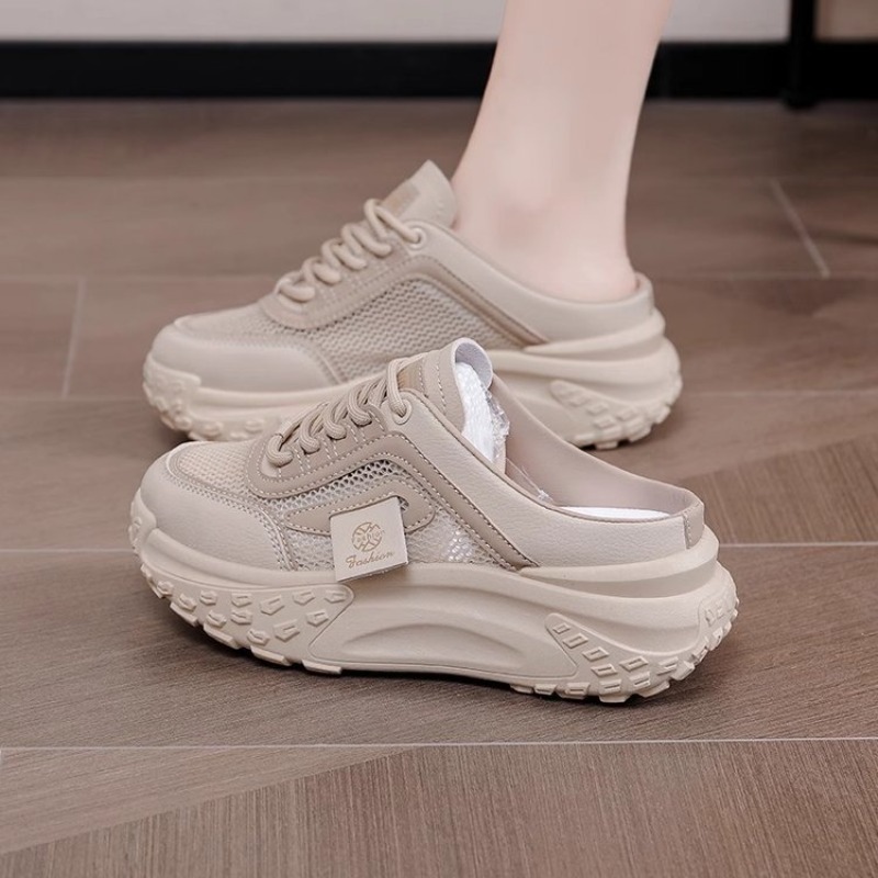 Outdoor Sport With Sticks - Sepatu Sneakers Wanita Tanpa Tali Belakang