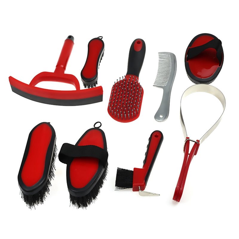 Grooming Kit Horse - 【SPESIAL】Perlengkapan Perawatan Kuda 9 Buah Dengan