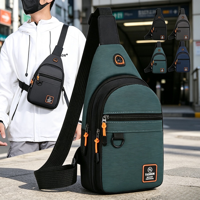 Outdoor Sport Backpack - Tas Selempang Dada Pria Anti Air