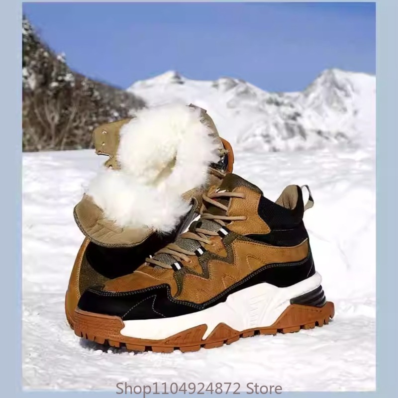 Sepatu Bot Salju Pria Musim Di - Outdoor Sport With Sticks ulasan dan harga