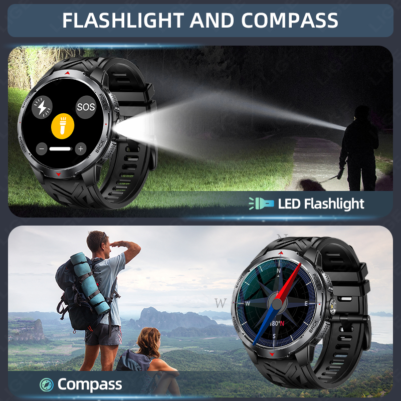 LIGE Jam Tangan Pintar Baterai - Outdoor Sport News ulasan dan harga