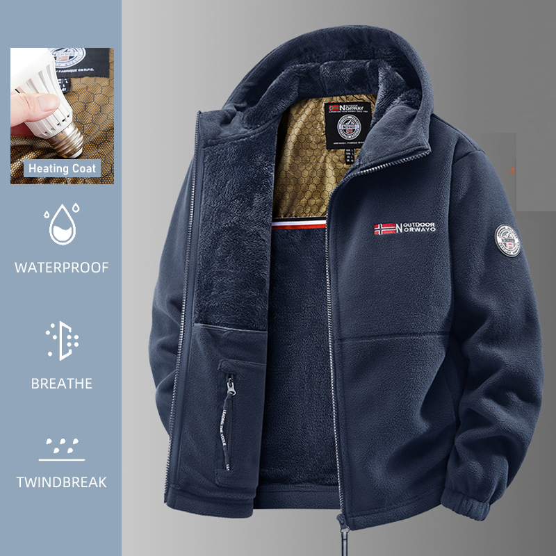 Jaket Pria Berpemanas Jaket Bu - Outdoor Sport Waterproof Jacket ulasan dan harga