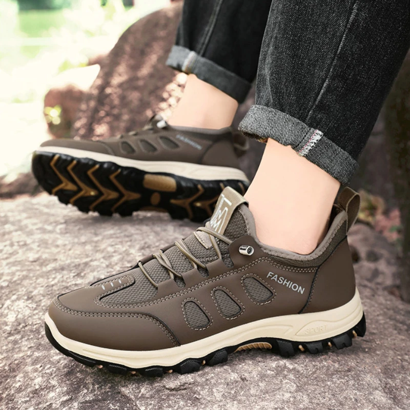 Sepatu Hiking Pria Fashion Ber - Outdoor Sport With Sticks ulasan dan harga