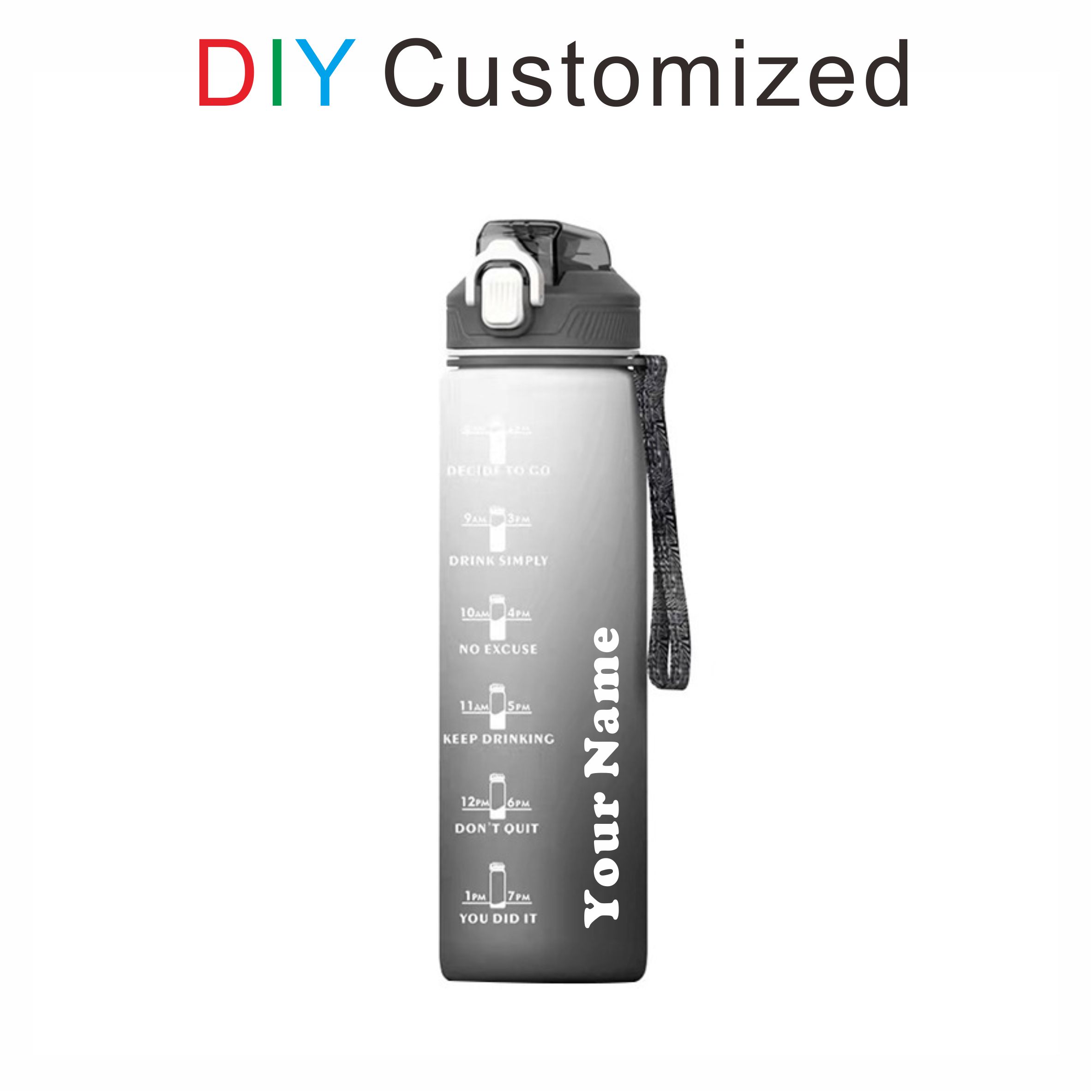 Botol Musim Panas DIY LOGO kus - Outdoor Sport Name ulasan dan harga