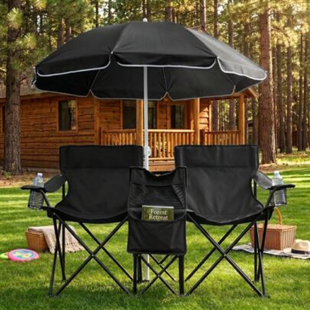 Kursi Pancing Lipat Ganda XL d - Outdoor Sports Umbrella ulasan dan harga