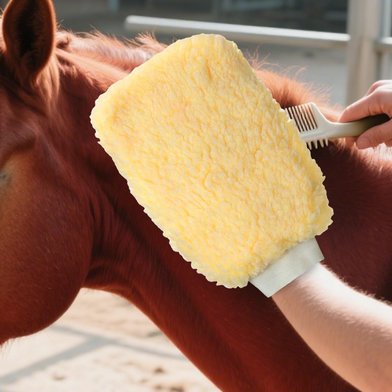 Sarung Tangan Aplikator Tick M - Grooming Kit Horse ulasan dan harga