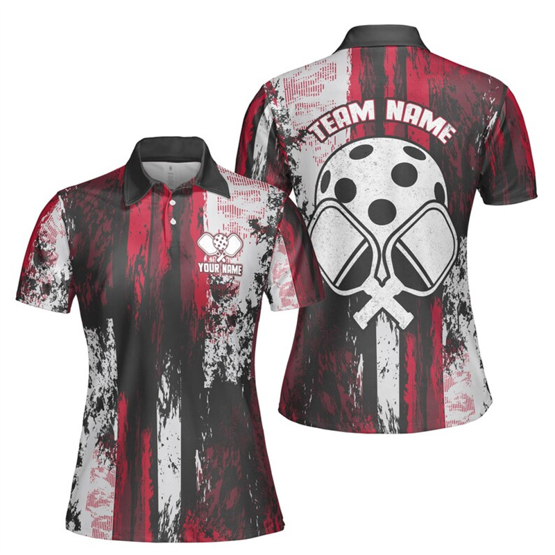 Kaus Polo Grafis Pickleball Ol - Outdoor Sport Name ulasan dan harga