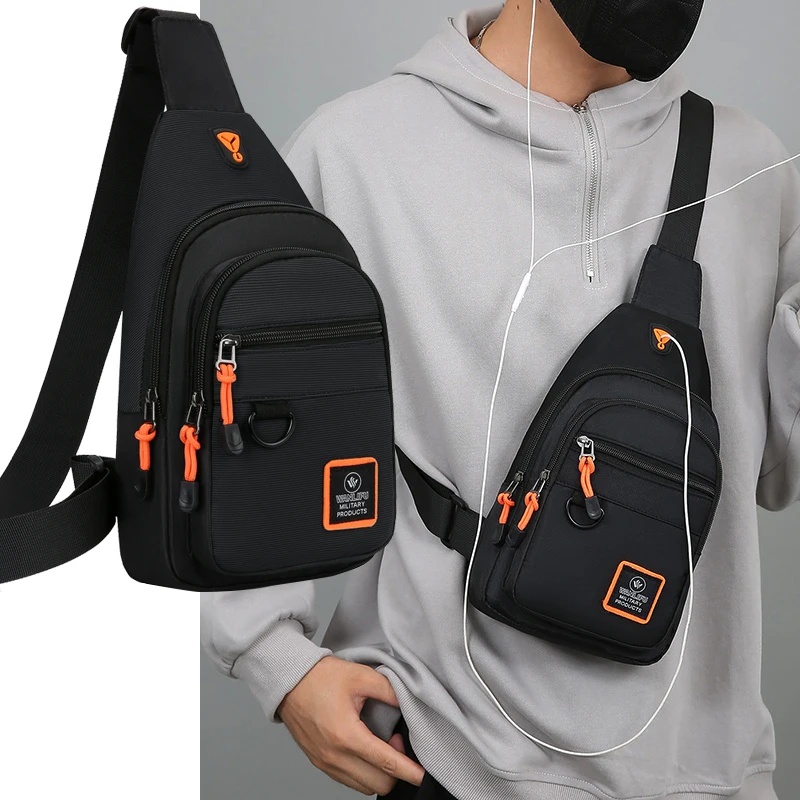 Tas Selempang Dada Pria Anti A - Outdoor Sport Backpack ulasan dan harga